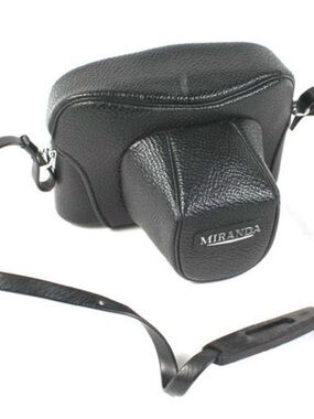 Vintage MIRANDA Black Film Camera Case with Strap!
